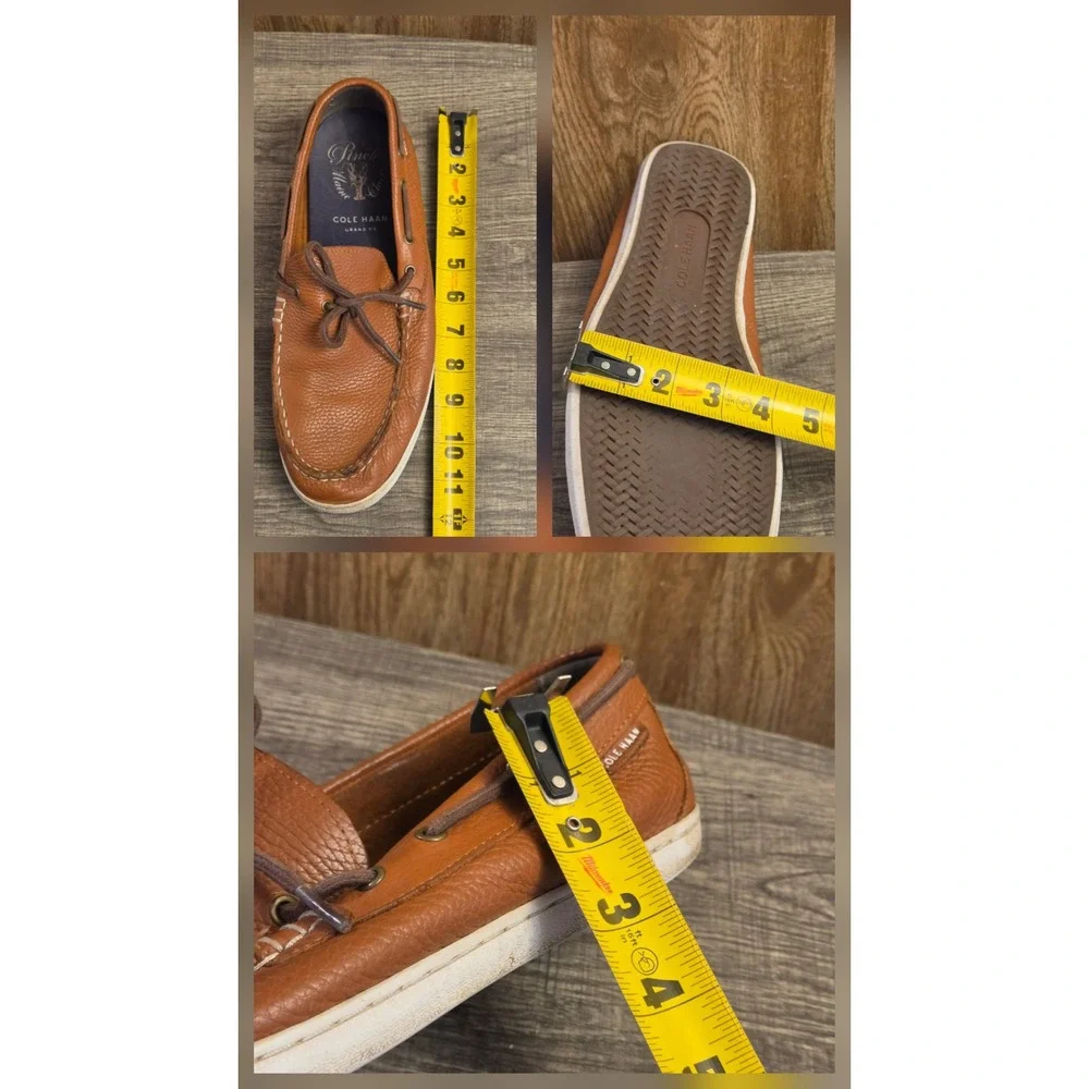 Cole Haan Leather Boat‎ Shoes Mens Size 11 Brown